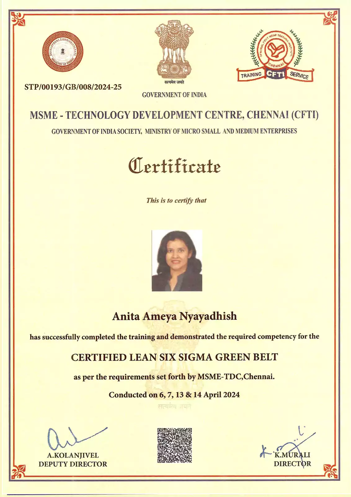 Certificate Delivery – olev-jy26-gb85