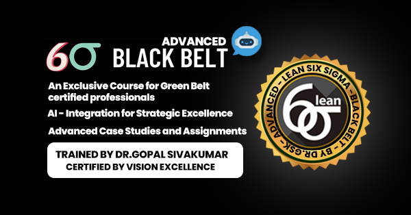 ADVANCED LEAN SIX SIGMA BLACK BELT | ONLINE