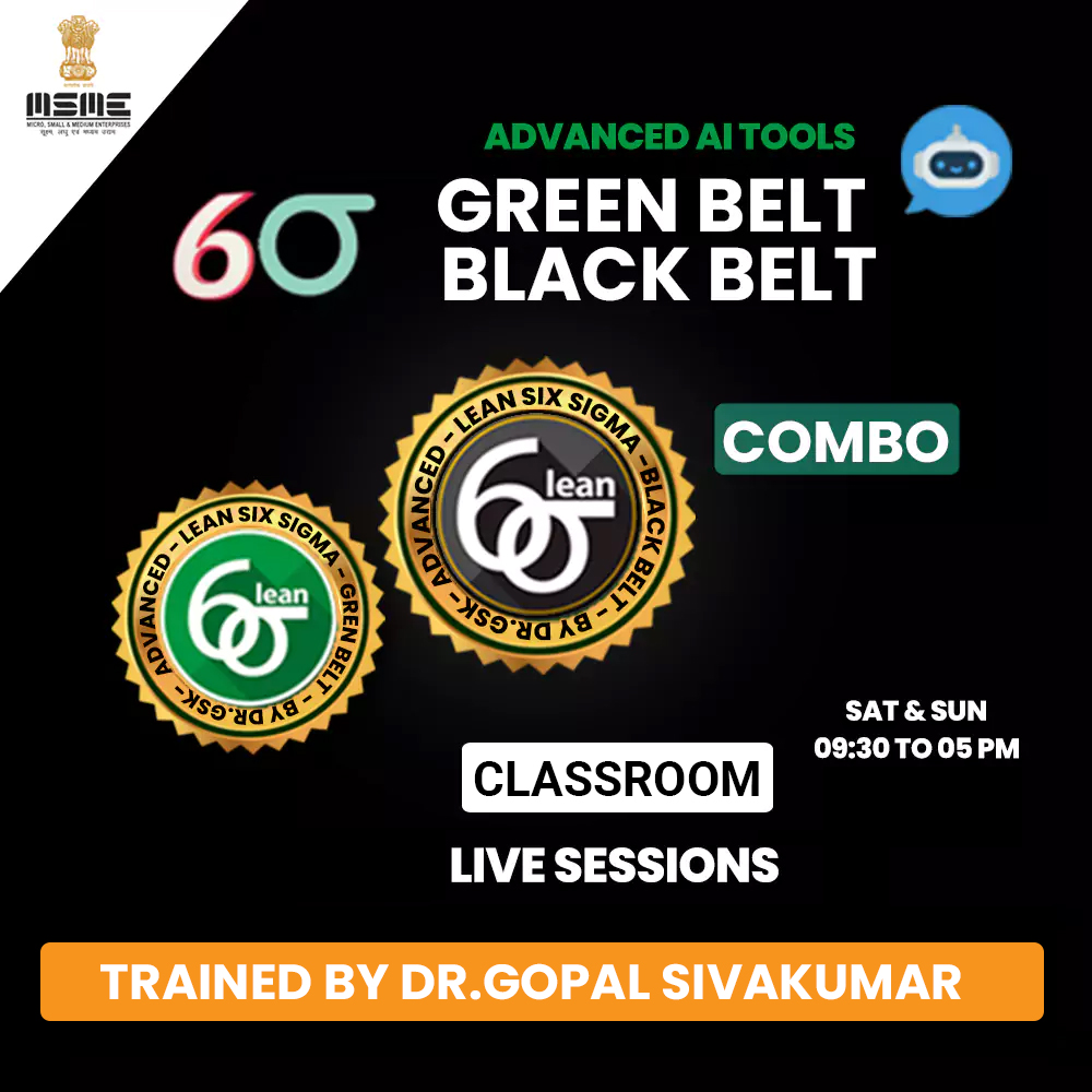 GREEN BELT [CR] + BLACK BELT [CR] COMBO | GOVERNMENT OF INDIA CERTIFICATION