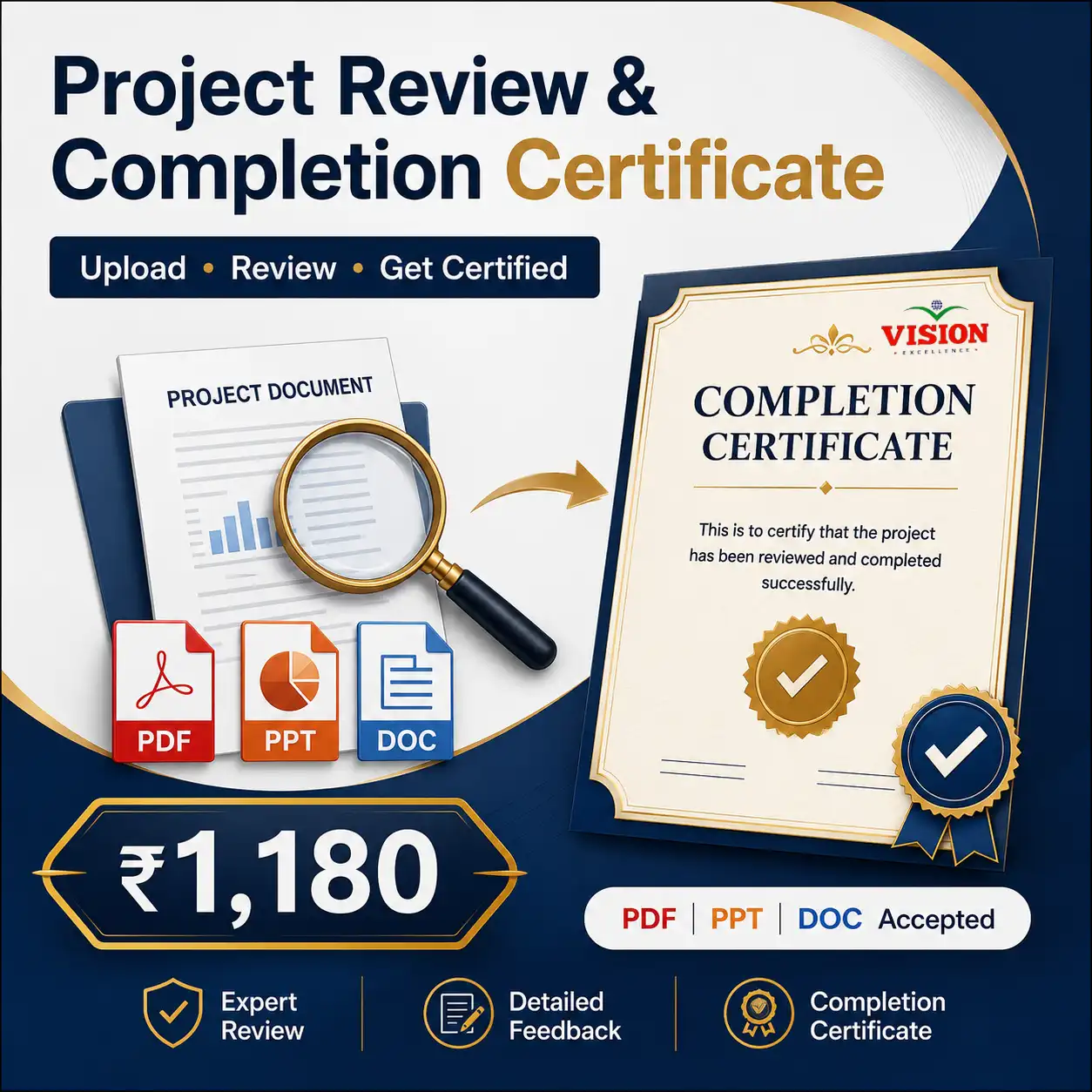 Project Review & Completion Certificate